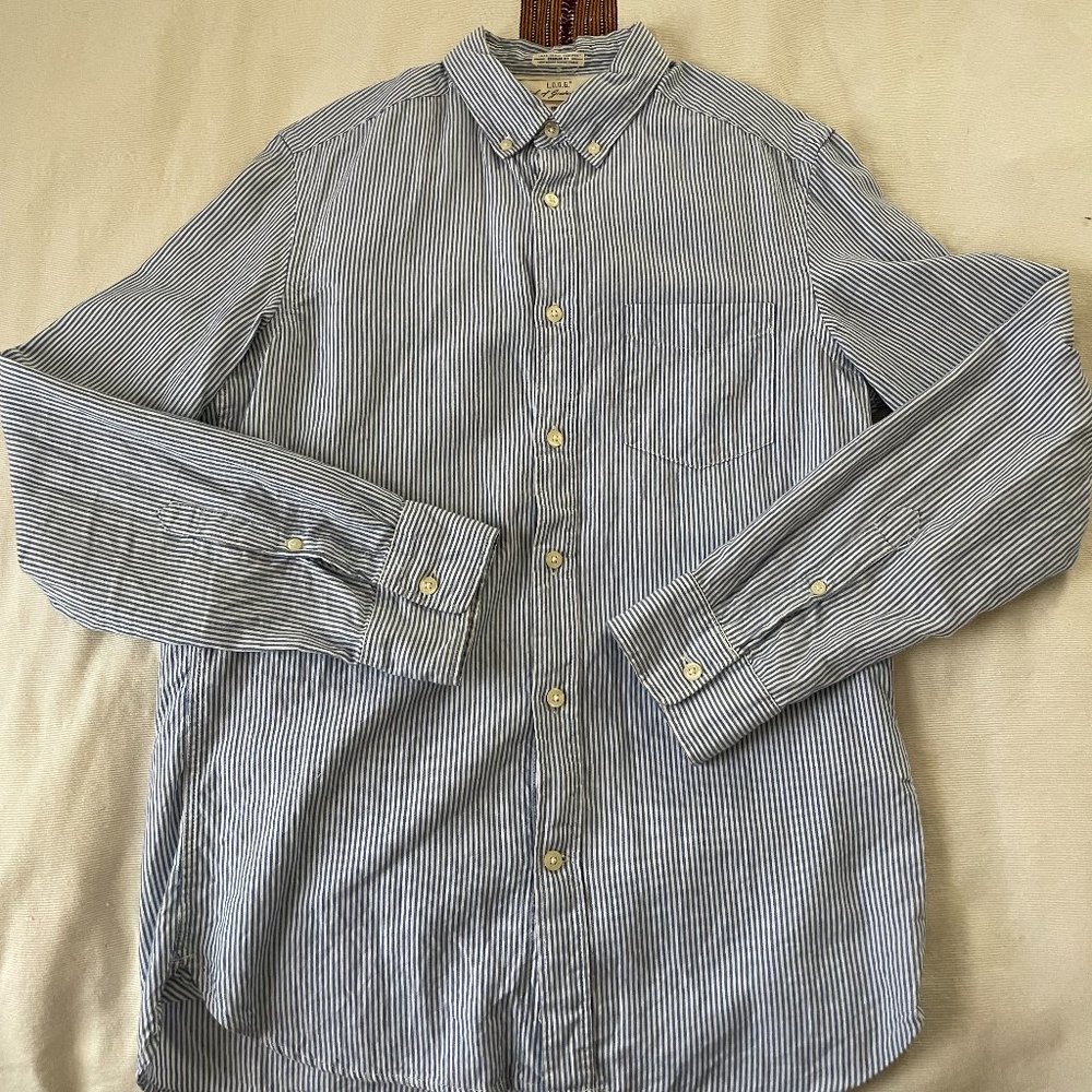 H & M L.O.G.G. Men's Stripe Button Down Shirt